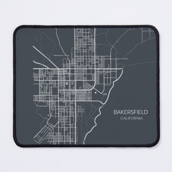 Item preview, bakersfield map designed and sold by Uglyandcute.