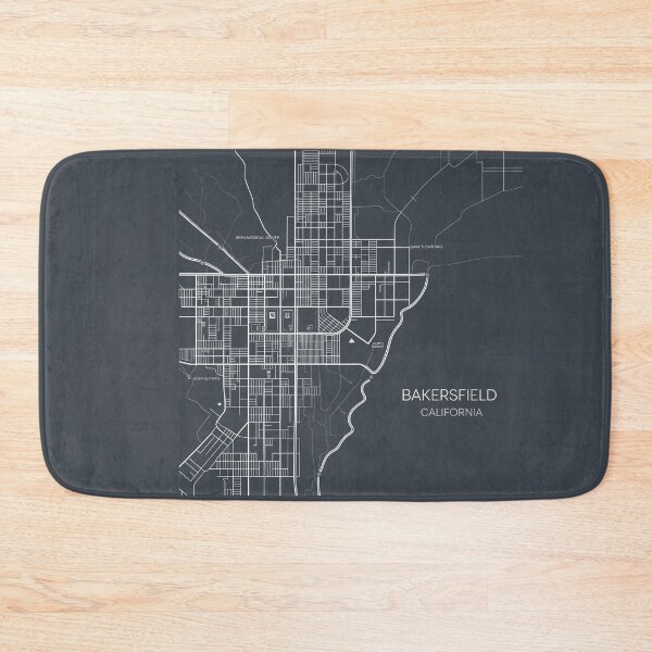 Item preview, bakersfield map designed and sold by Uglyandcute.