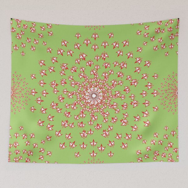 Item preview, Compassionate Green Mandala Balance designed and sold by OIL Pattern Design .