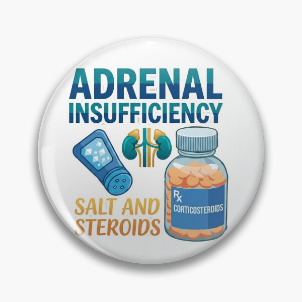 Item preview, Adrenal Insufficiency Glowing Glands Awareness Medical Alert designed and sold by Vault Designs.