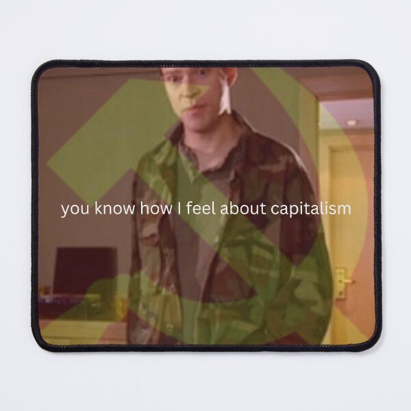 Item preview, Peep Show Capitalism Communism Funny Quote designed and sold by marneyh.