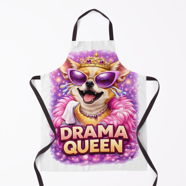 Item preview, Drama Queen Chihuahua Funny Dog designed and sold by PrintigoUK.