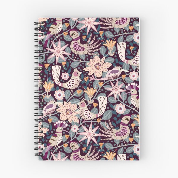 Item preview, Fanciful Birds at Night designed and sold by TrilbyWorks.