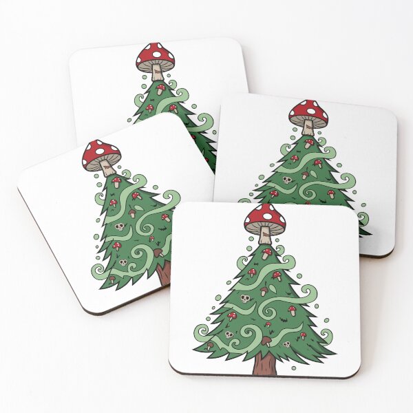 Item preview, Toxic Forest Tree — Mystical Mushroom Christmas designed and sold by ViktorBe.