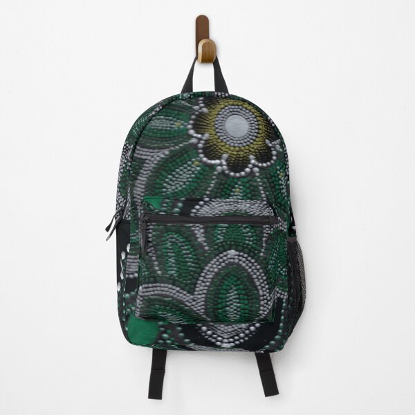 Item preview, Peaceful Green and silver Maandala designed and sold by Dreamweaver Mandalas.