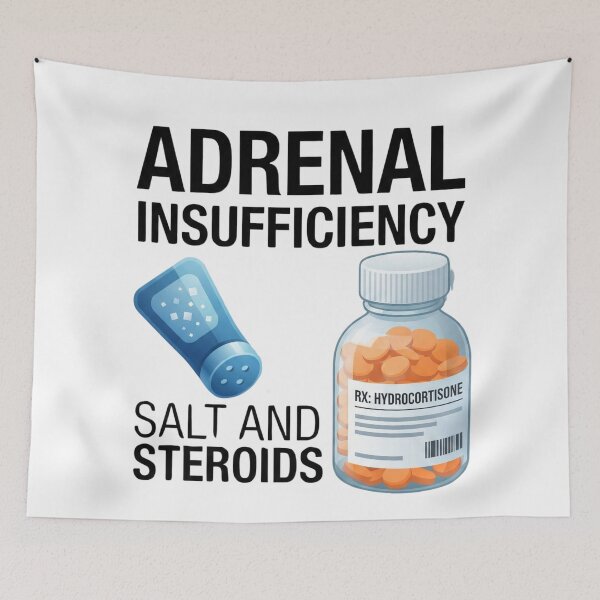 Item preview, Addison's Disease Warrior: Salt & Steroids Strength designed and sold by Vault Designs.