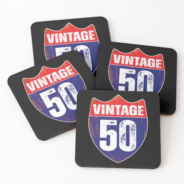 Item preview, Vintage Rusti Road Sign 50th Years Old Gift for Men Woman Birthday designed and sold by erozzz.