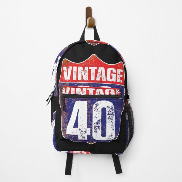 Item preview, Rusti Road Sign Vintage 40th Years old Birthday Design For Mom Dad woman designed and sold by erozzz.
