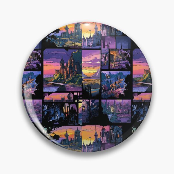 Item preview, Fantasy Kingdom Pattern – Fairytale Castles designed and sold by Szpaku desart .