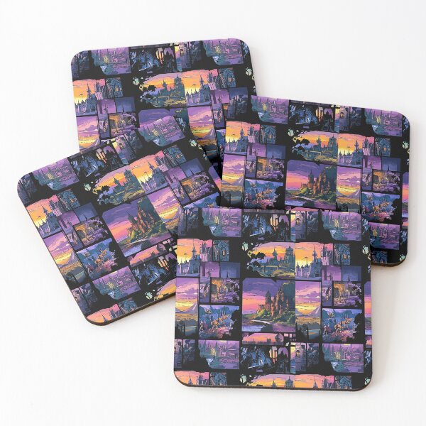 Item preview, Fantasy Kingdom Pattern – Fairytale Castles designed and sold by Szpaku desart .