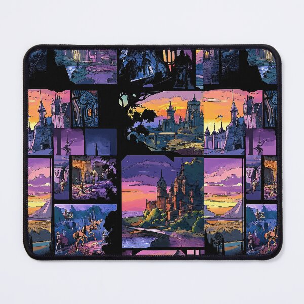 Item preview, Fantasy Kingdom Pattern – Fairytale Castles designed and sold by Szpaku desart .