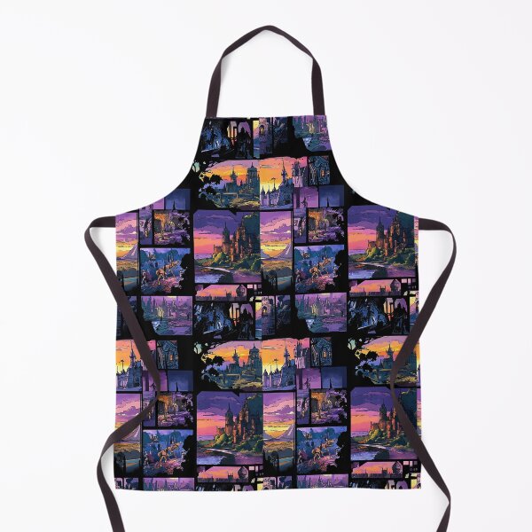 Item preview, Fantasy Kingdom Pattern – Fairytale Castles designed and sold by Szpaku desart .