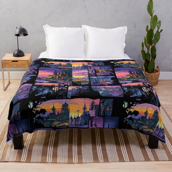 Item preview, Fantasy Kingdom Pattern – Fairytale Castles designed and sold by Szpaku desart .
