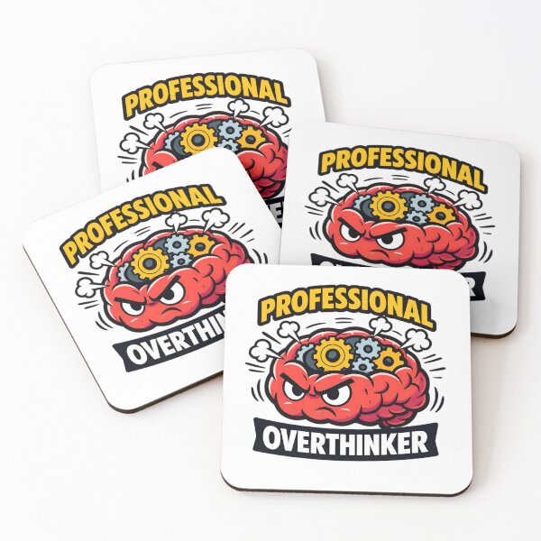 Item preview, Professional Overthinker – Funny Brain Humor Design designed and sold by gavinroyal.