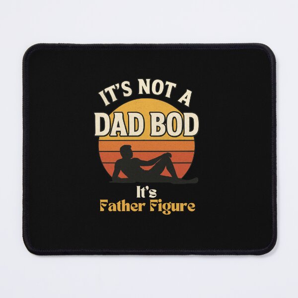 Item preview,  It’s Not a Dad Bod It’s a Father Figure – Funny Retro Sunset Dad Design designed and sold by w66aboo.