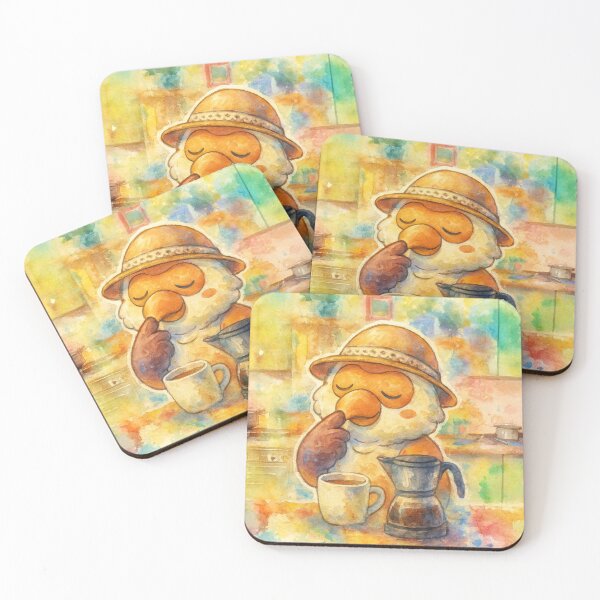Item preview, Watercolor Koko Making Coffee designed and sold by Koko The Proboscis Monkey.
