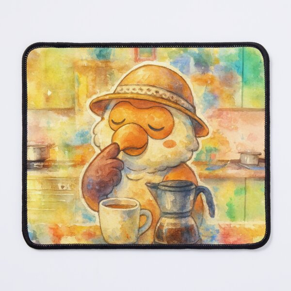 Item preview, Watercolor Koko Making Coffee designed and sold by Koko The Proboscis Monkey.