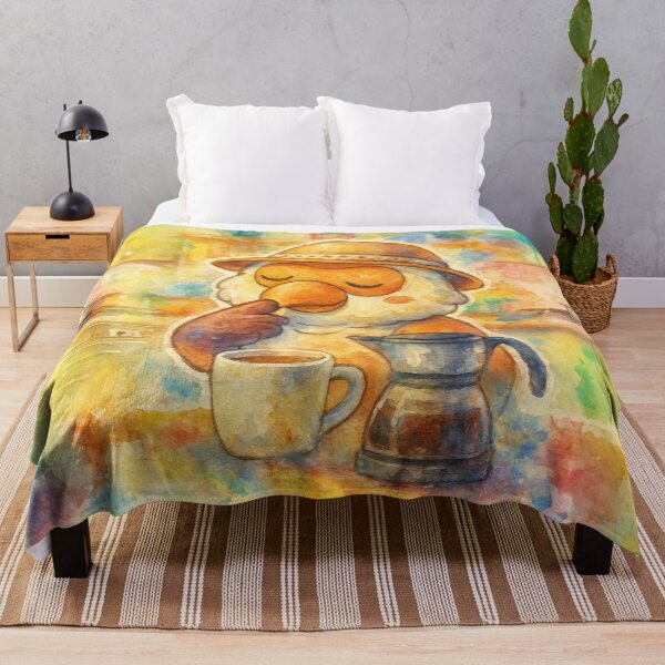 Item preview, Watercolor Koko Making Coffee designed and sold by Koko The Proboscis Monkey.