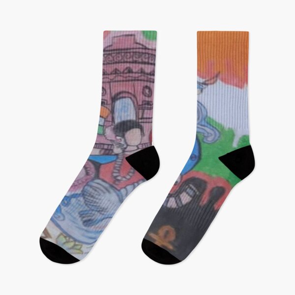 Item preview, Cultural Harmony Art — India & Egypt Heritage Fusion Illustration designed and sold by AkkoAkko.