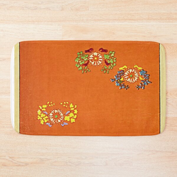 Item preview, Floral Echoes on Burnt Saffron ✨ designed and sold by WheelieGdArt.