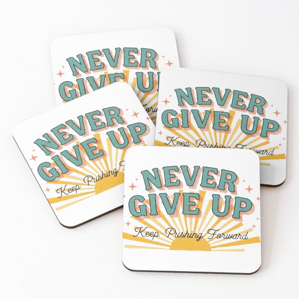 Item preview, Never Give Up – Motivational Vintage designed and sold by Pollock.