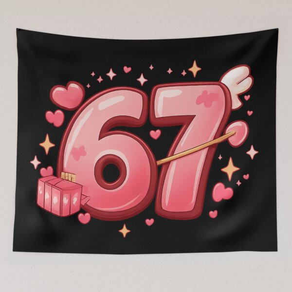Item preview, six seven 67 in the couquette asthetic gift idea for valentine`s day designed and sold by zuzzelek44.
