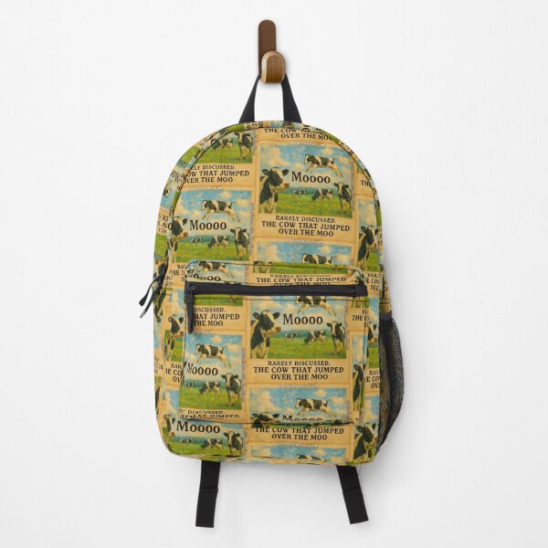 Item preview, The Cow That Jumped Over the Moo – Funny Pun Cartoon designed and sold by Rick London Gifts.