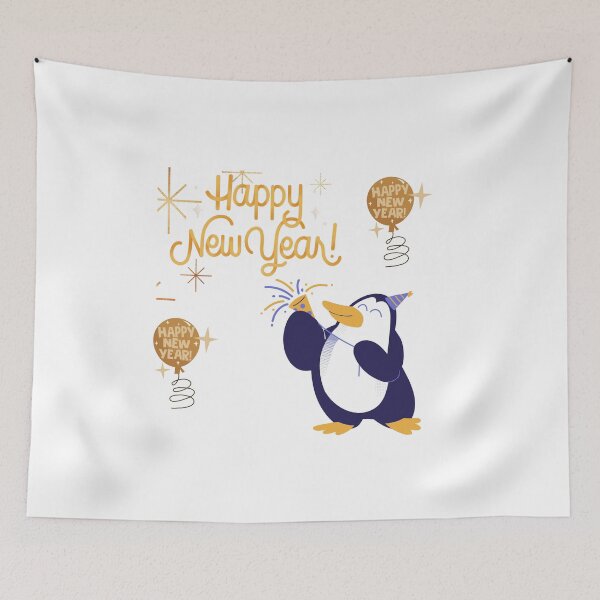 Item preview, Happy New Year, Waddle Style designed and sold by 1234saad.