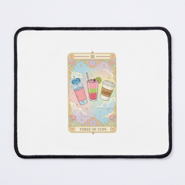 Item preview, Three of Cups Tarot Card designed and sold by Moth and Moonstone Shop.