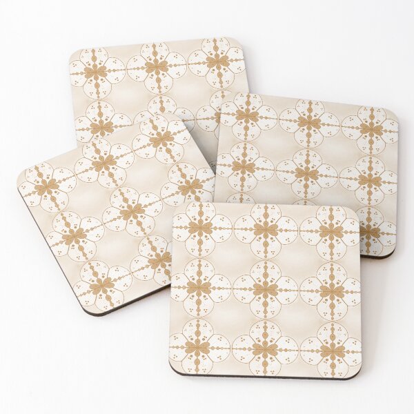 Item preview, Retro Symmetry Pattern in Gold designed and sold by designsbyklm.