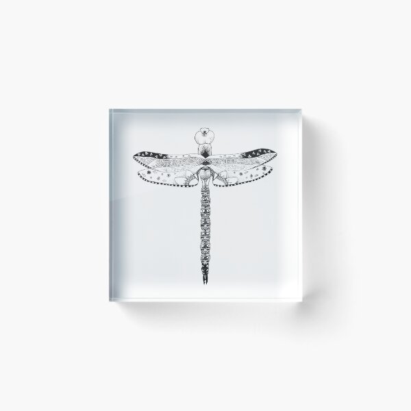 Item preview, Patterned dragonfly designed and sold by Violet Inkpot.