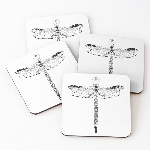 Item preview, Patterned dragonfly designed and sold by Violet Inkpot.