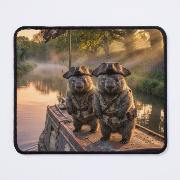 Item preview, Wombat Pirates Plague an English Waterway designed and sold by Tridentulus.