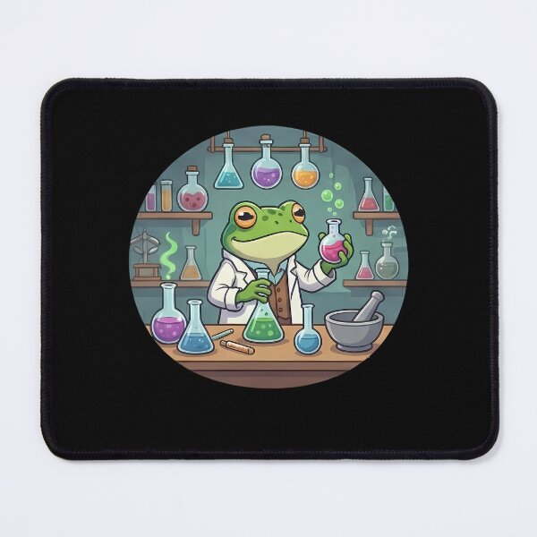 Item preview, Fantasy Frog Scientist Alchemist Lab Experiment designed and sold by k3rstman1.