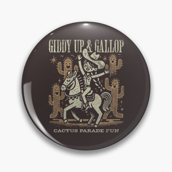 Item preview, Giddy Up & Gallop Cowgirl Saguaro Cactus Parade designed and sold by scooterbaby.