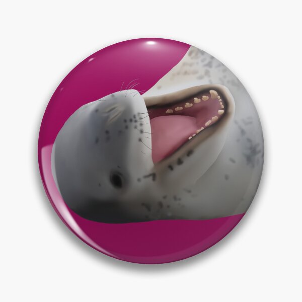 Item preview, Happy Leopard Seal on Pink designed and sold by GivernyKate.