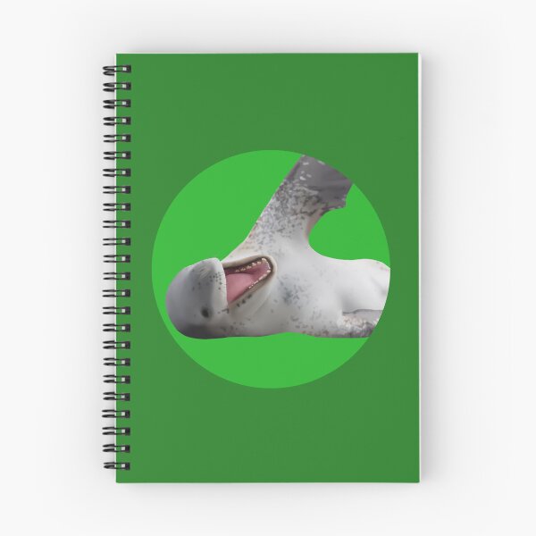 Item preview, Happy Leopard Seal on Green designed and sold by GivernyKate.