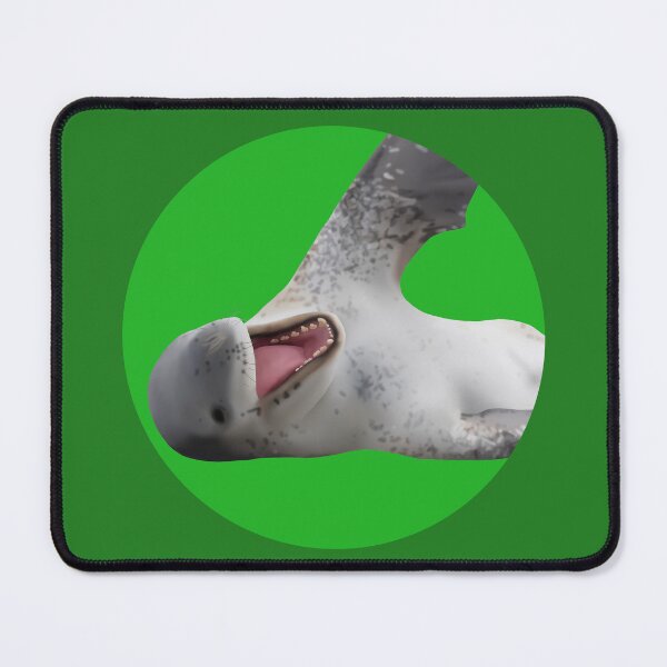 Item preview, Happy Leopard Seal on Green designed and sold by GivernyKate.