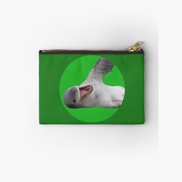 Item preview, Happy Leopard Seal on Green designed and sold by GivernyKate.