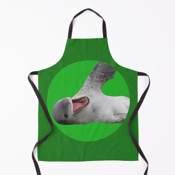 Item preview, Happy Leopard Seal on Green designed and sold by GivernyKate.
