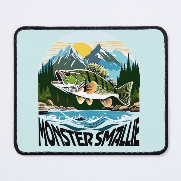 Item preview, Trophy Small Mouth Bass In Mountain Lake designed and sold by Art-Horizon.