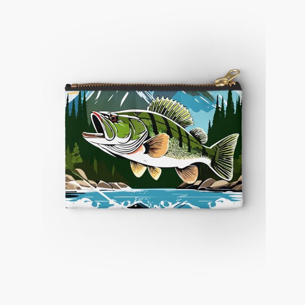 Item preview, Trophy Small Mouth Bass In Mountain Lake designed and sold by Art-Horizon.