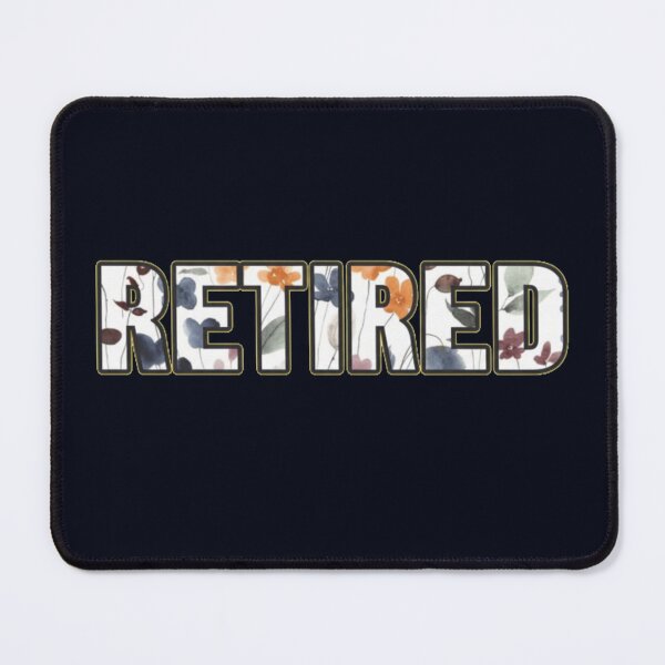 Item preview, Retired Floral Lettering Design - Elegant Retirement Gift designed and sold by Syrupulse.