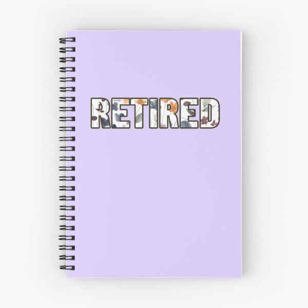 Item preview, Retired Floral Lettering Design - Elegant Retirement Gift designed and sold by Syrupulse.