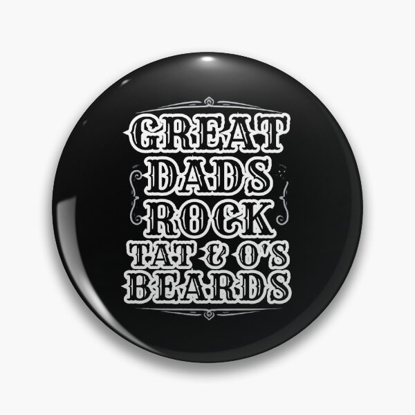 Item preview,  Awesome Dads Have Tattoos and Beards – Cool Father’s Day Design designed and sold by w66aboo.