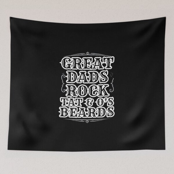 Item preview,  Awesome Dads Have Tattoos and Beards – Cool Father’s Day Design designed and sold by w66aboo.