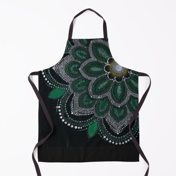 Item preview, Peaceful Green and silver Maandala designed and sold by Dreamweaver Mandalas.