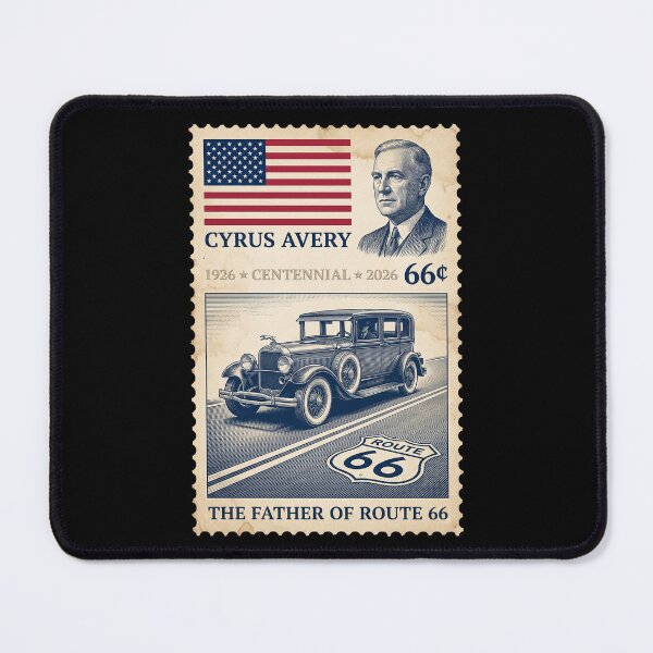 Item preview, Route 66 Centennial Cyrus Avery Legacy - Antique Car Stamp designed and sold by G350.