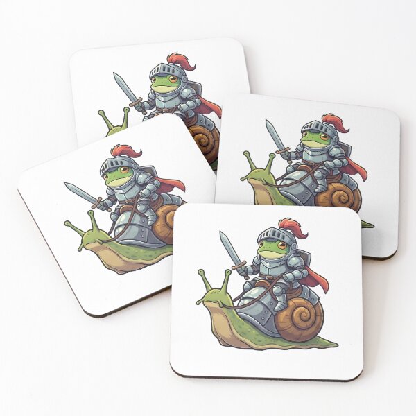 Item preview, Fantasy Frog Knight Riding Snail Adventure designed and sold by k3rstman1.