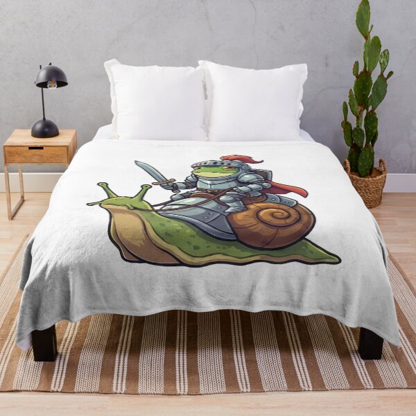 Item preview, Fantasy Frog Knight Riding Snail Adventure designed and sold by k3rstman1.